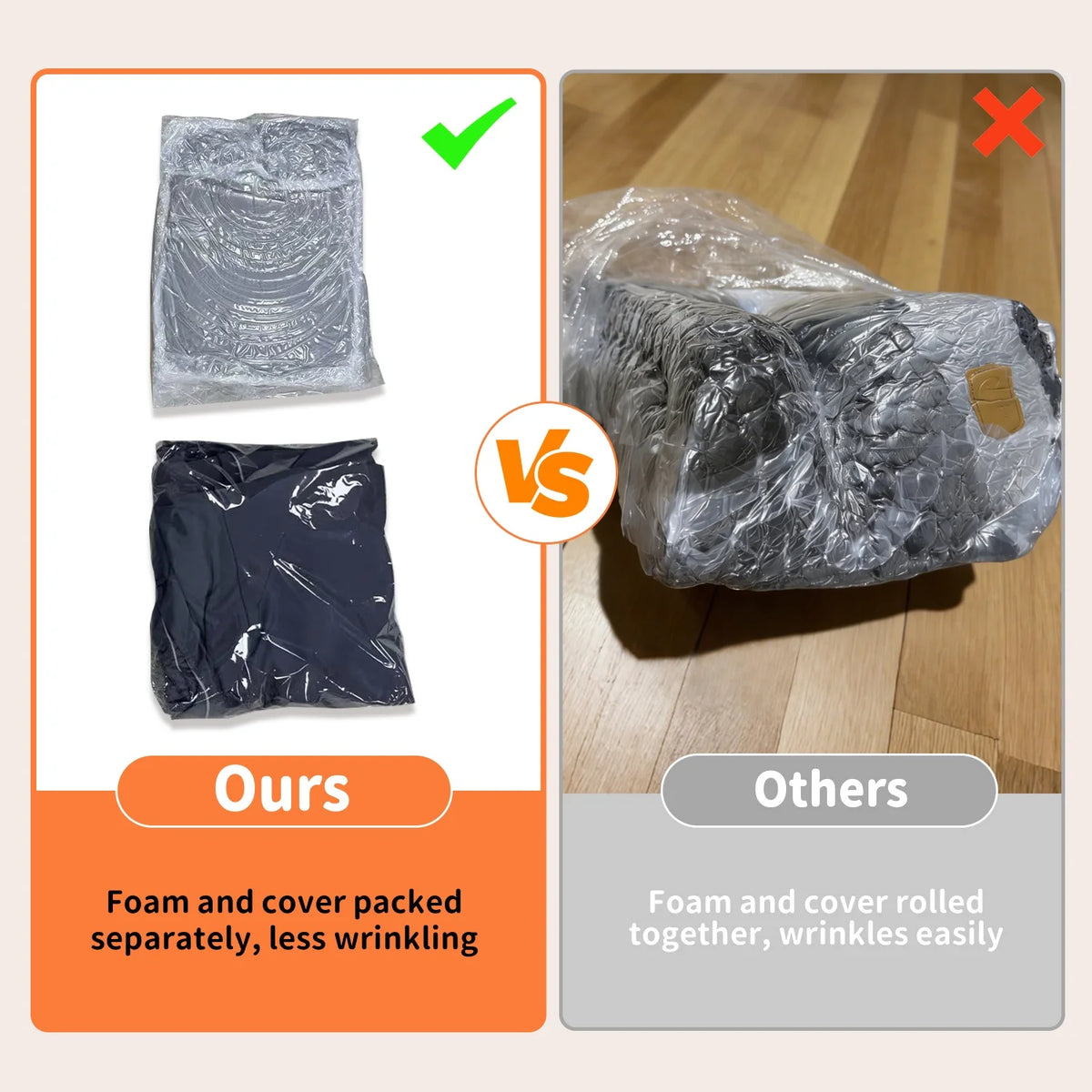 Orthopedic Dog Beds Dark Grey Pet Sofa Cushion with Removable Machine Washable Cover Foam Base & Bolsters Dog Couch for Large Medium Small Dogs