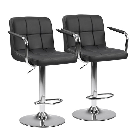 JHK Ergonomic Swivel Counter Height Office Chair With Padded Seat