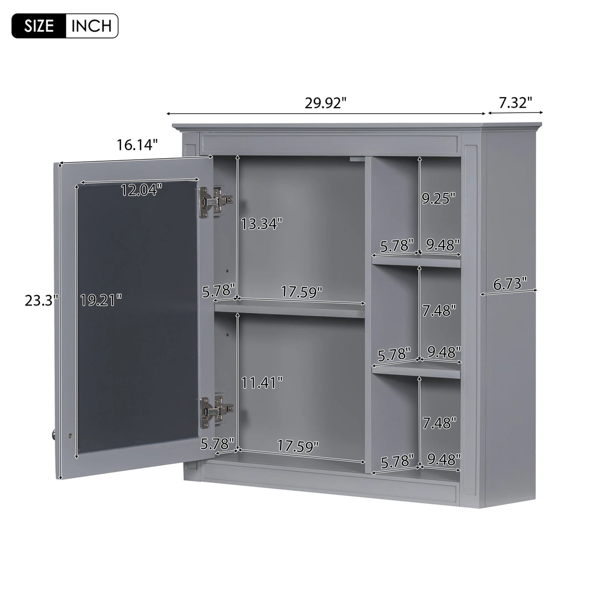 Modern Freestanding Bathroom Vanity With Ceramic Sink And Storage Cabinet