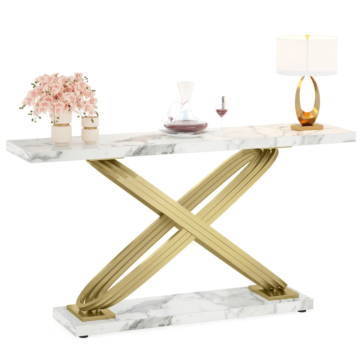 Tribesigns Modern Rectangular Console Table For Entryways