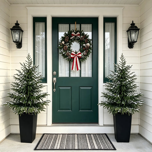 Olitree Artificial Norfolk Pine Trees With Indoor Outdoor Faux Plants