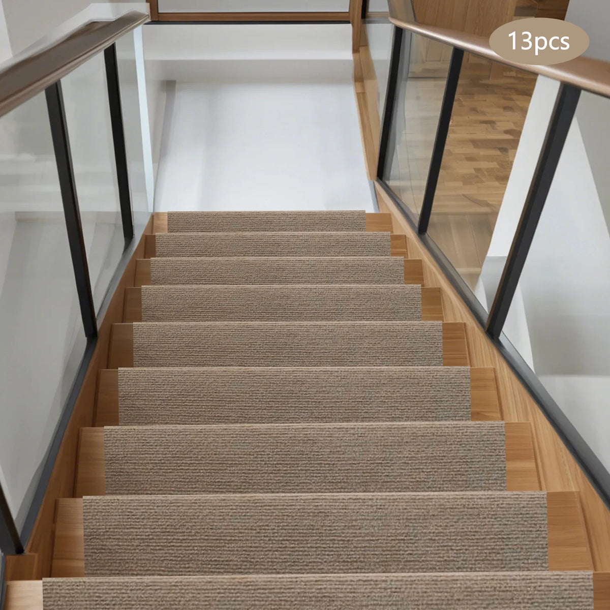 Bymaocar Non Slip Carpet Stair Treads Floor Protection Pad