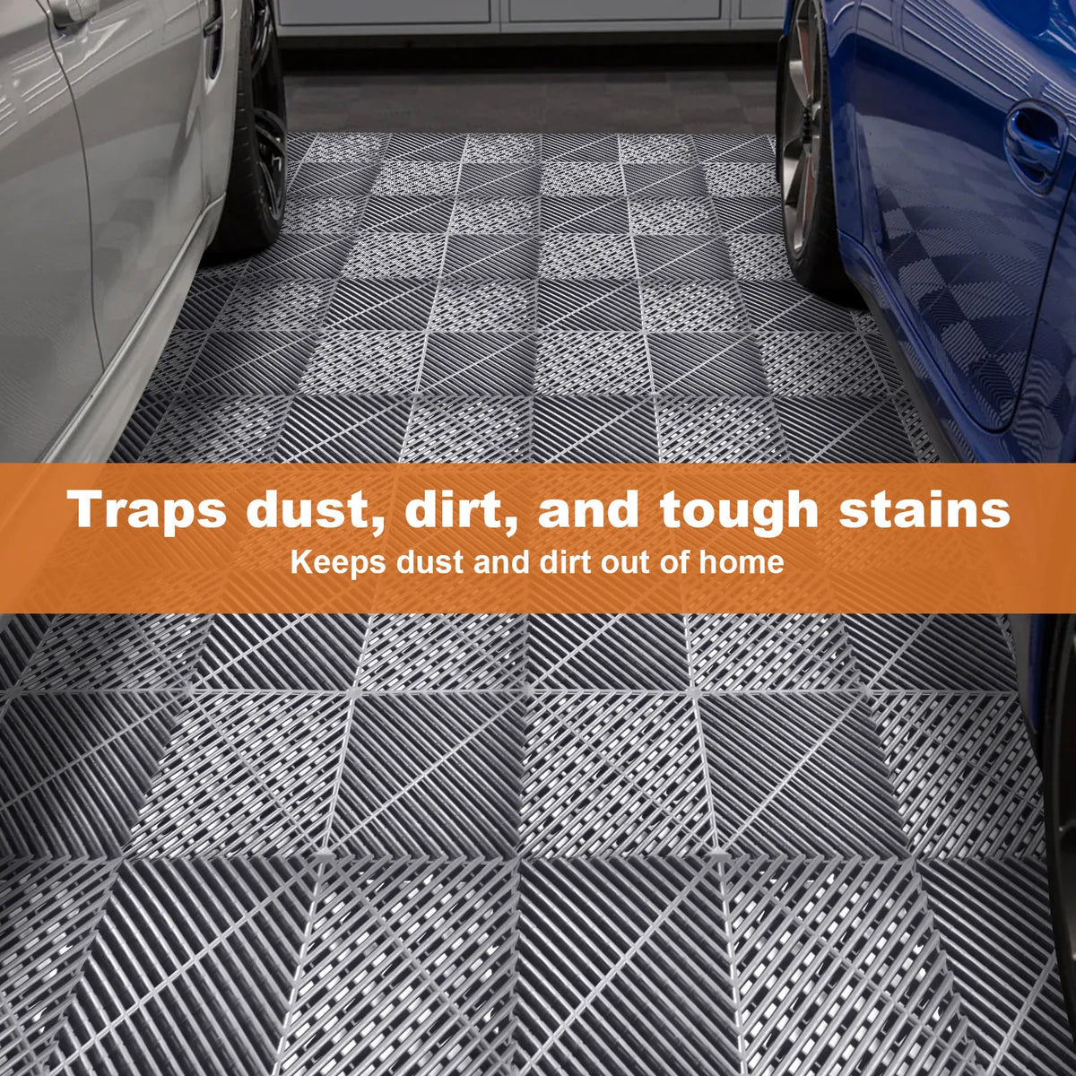 Heavy Duty Interlocking Garage Floor Tiles For Workshops And Gyms