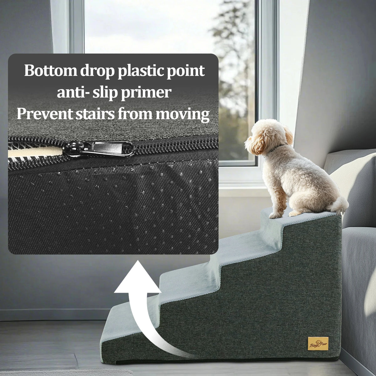 Non-Slip Foam Pet Stairs Ramp For Dogs And Puppies