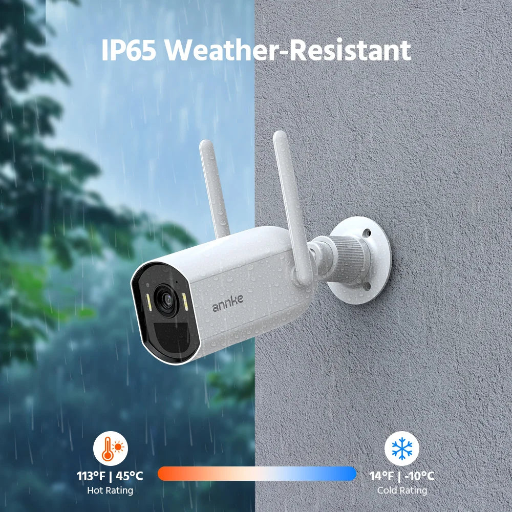 ANNKE 4MP Wireless Solar Security Camera System With NVR