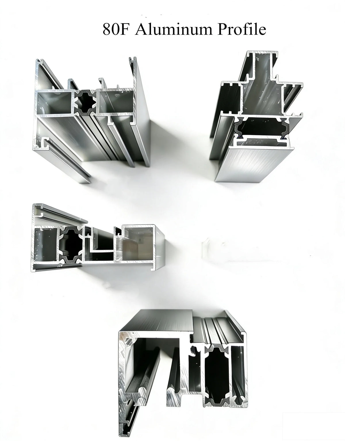Aluminum Thermal Break Sliding Patio Bi Fold Glass Door