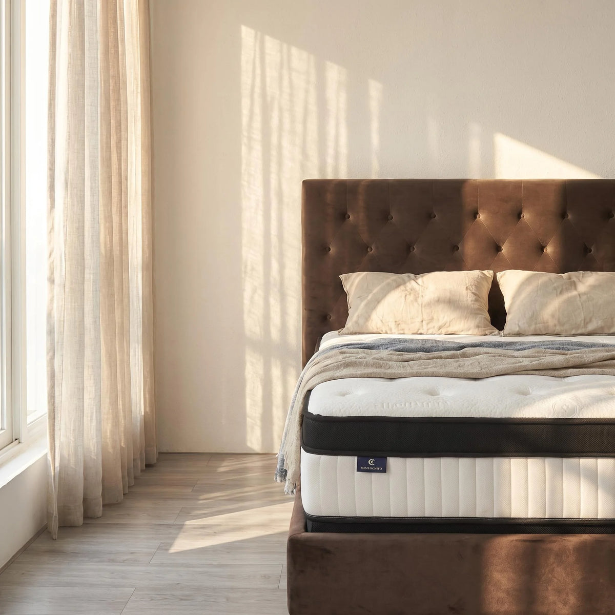Hybrid Mattress In A Box With Pocket Springs And Motion Isolation