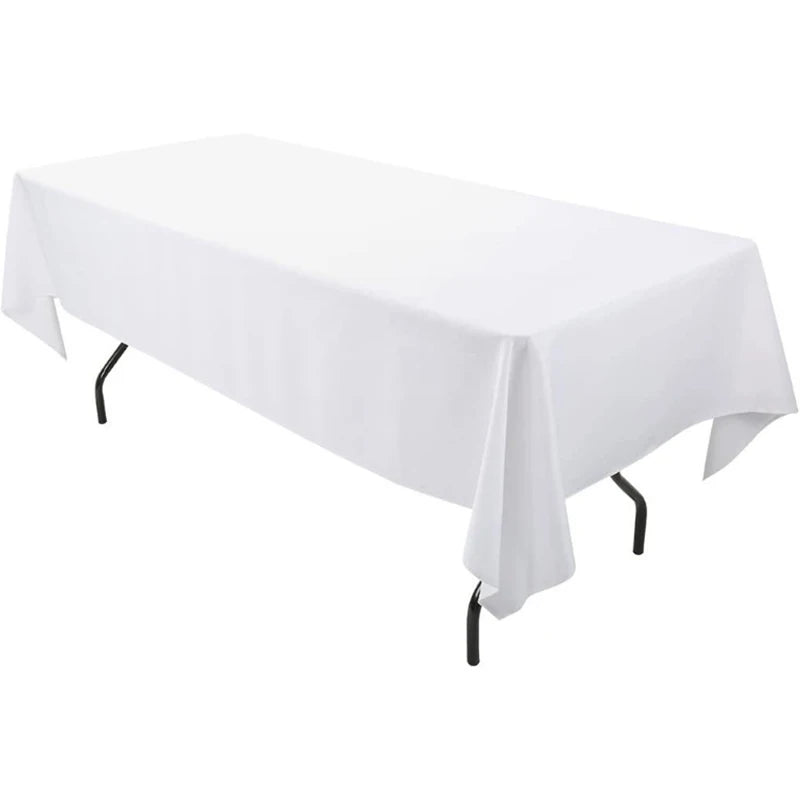 Reador Washable Polyester Rectangle Tablecloths For Events