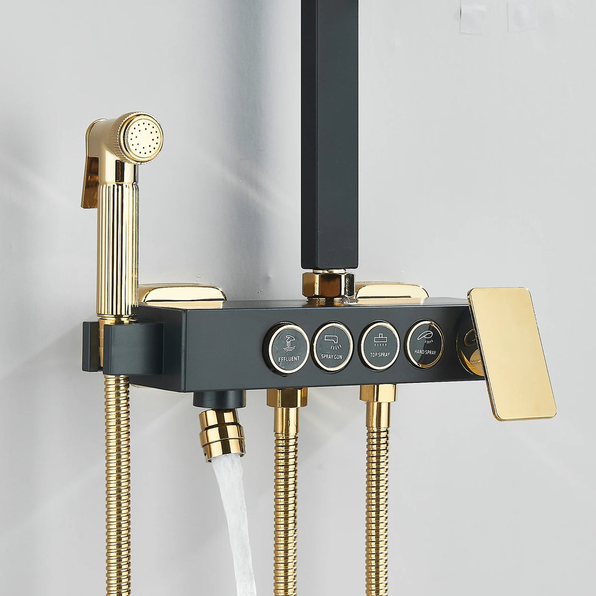 Fmhjfisd Brass Rainfall Shower Faucet And Bathtub Mixer System