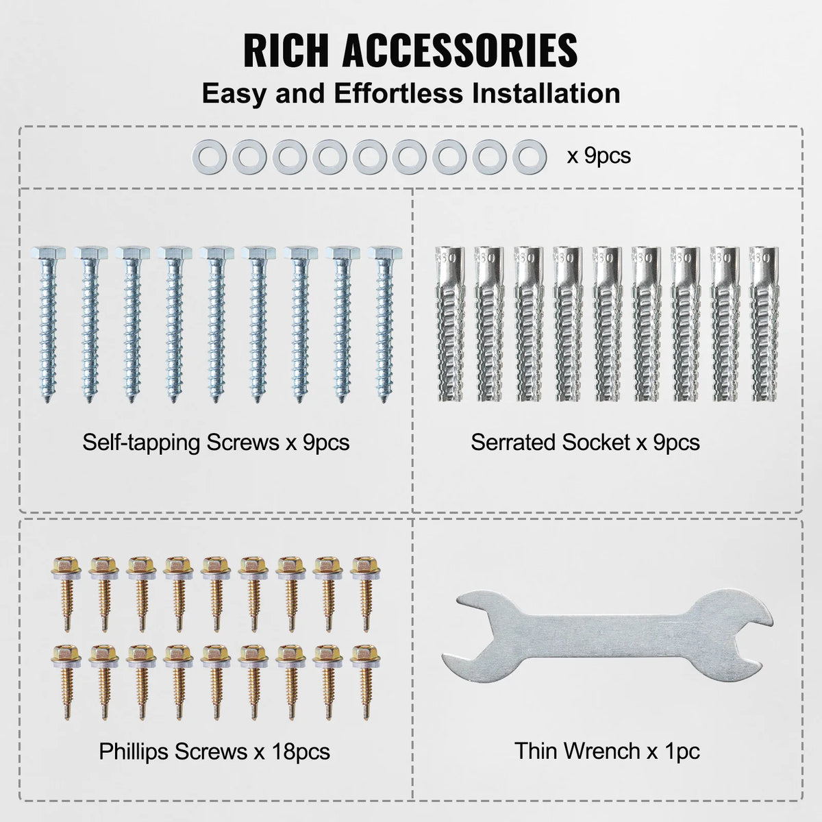 SucceBuy Powder Coated Steel Post Base Anchors for Decks