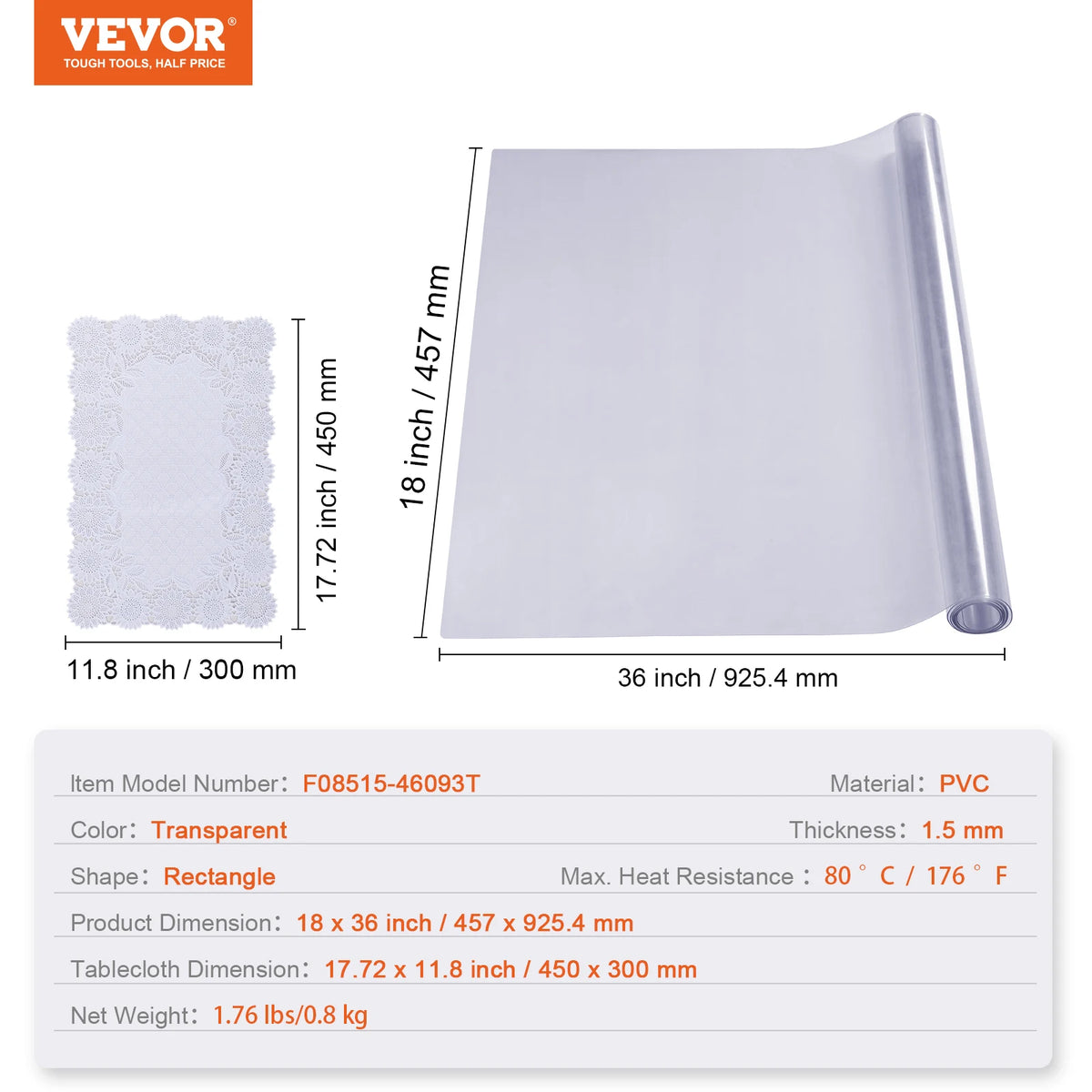 Waterproof Pvc Tablecloth For Kitchen Dining Table Household Protector
