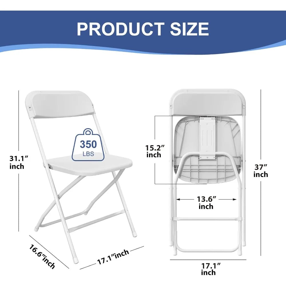 Portable Folding Chairs For Indoor Outdoor Events And Gatherings