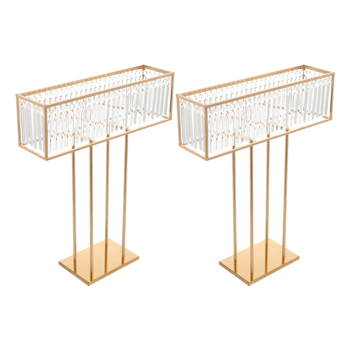 Elegant Crystal Flower Stand For Modern Wedding Centerpiece Decor