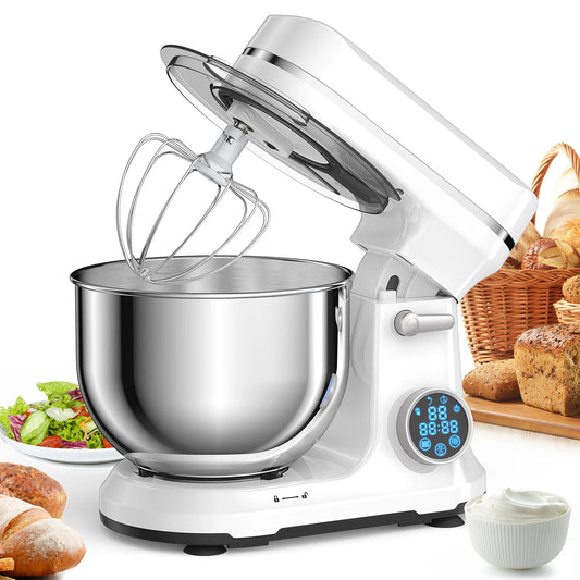 Biolomix 11 Speed Tilt Head Kitchen Stand Mixer With Digital Screen