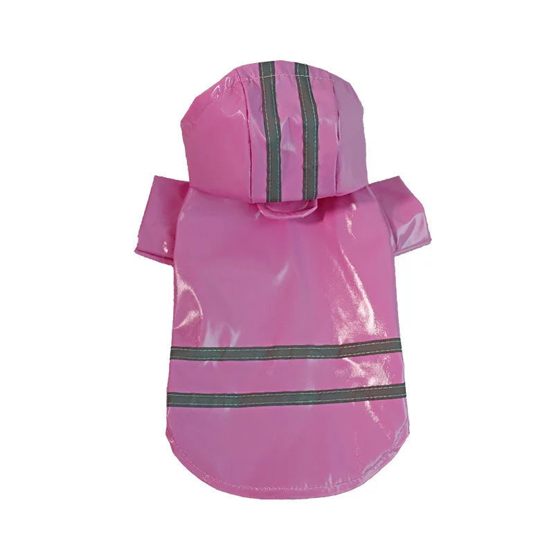Waterproof Hooded Dog Raincoat Outdoor Jacket For Dogs And Cats