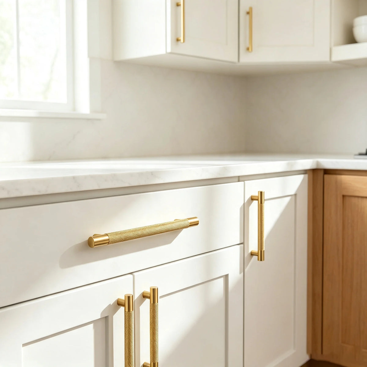 Alzassbg Aluminum American Style Cabinet Drawer Handles