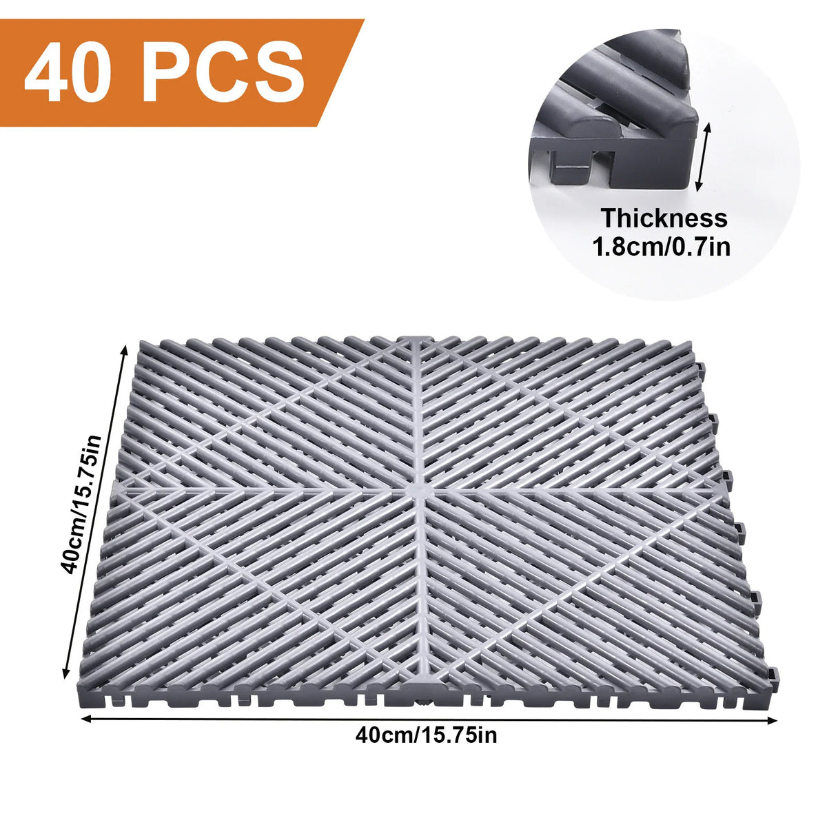 Heavy Duty Interlocking Garage Floor Tiles For Workshops And Gyms