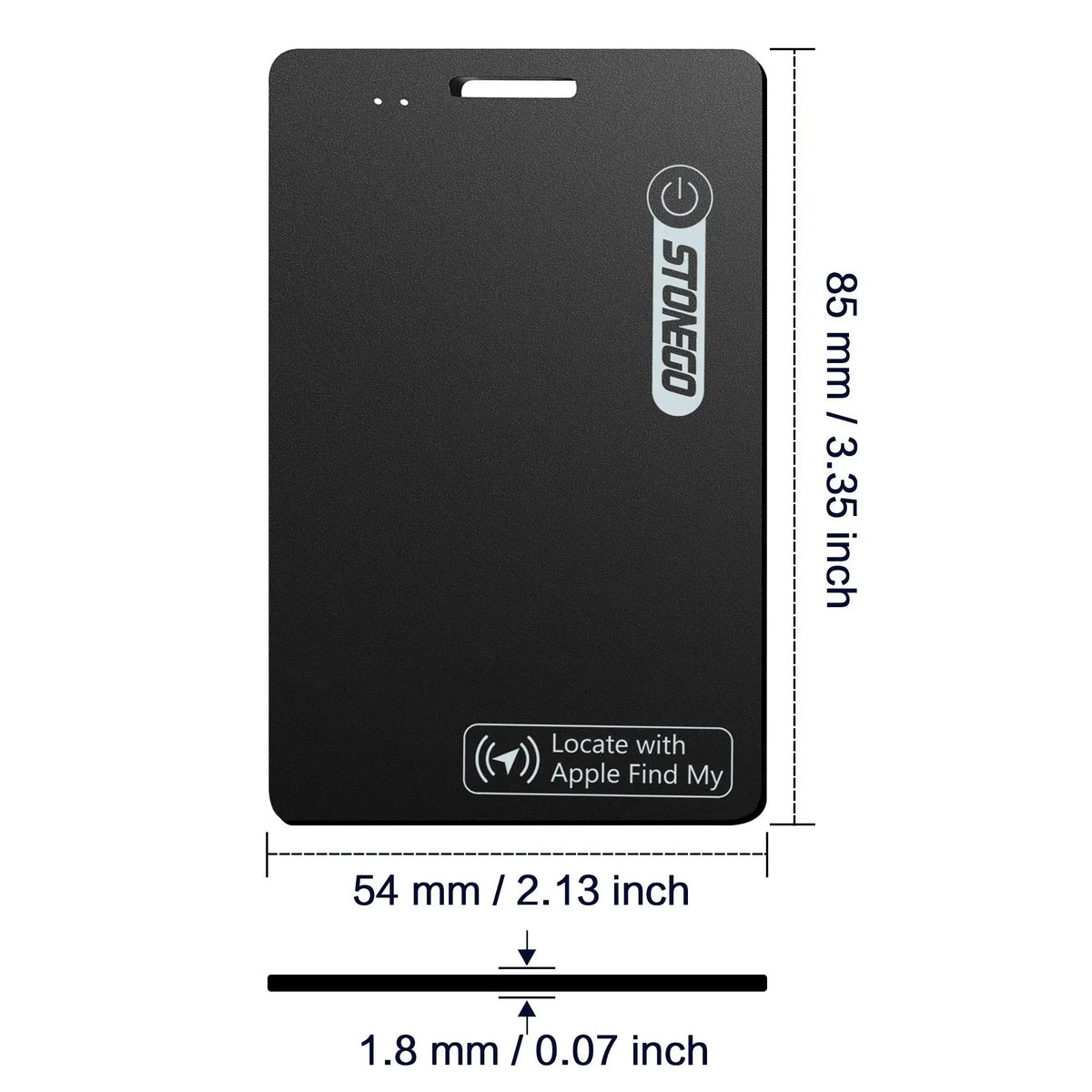 Ultra Thin Rechargeable Pet Wallet Tracker Waterproof Key Finder GPS Anti Lost Alarm Bluetooth Tracker Device for Dogs Cats Puppy Kitten Toddlers Kids Backpack Personal Safety Smart Tag Real Time Tracking