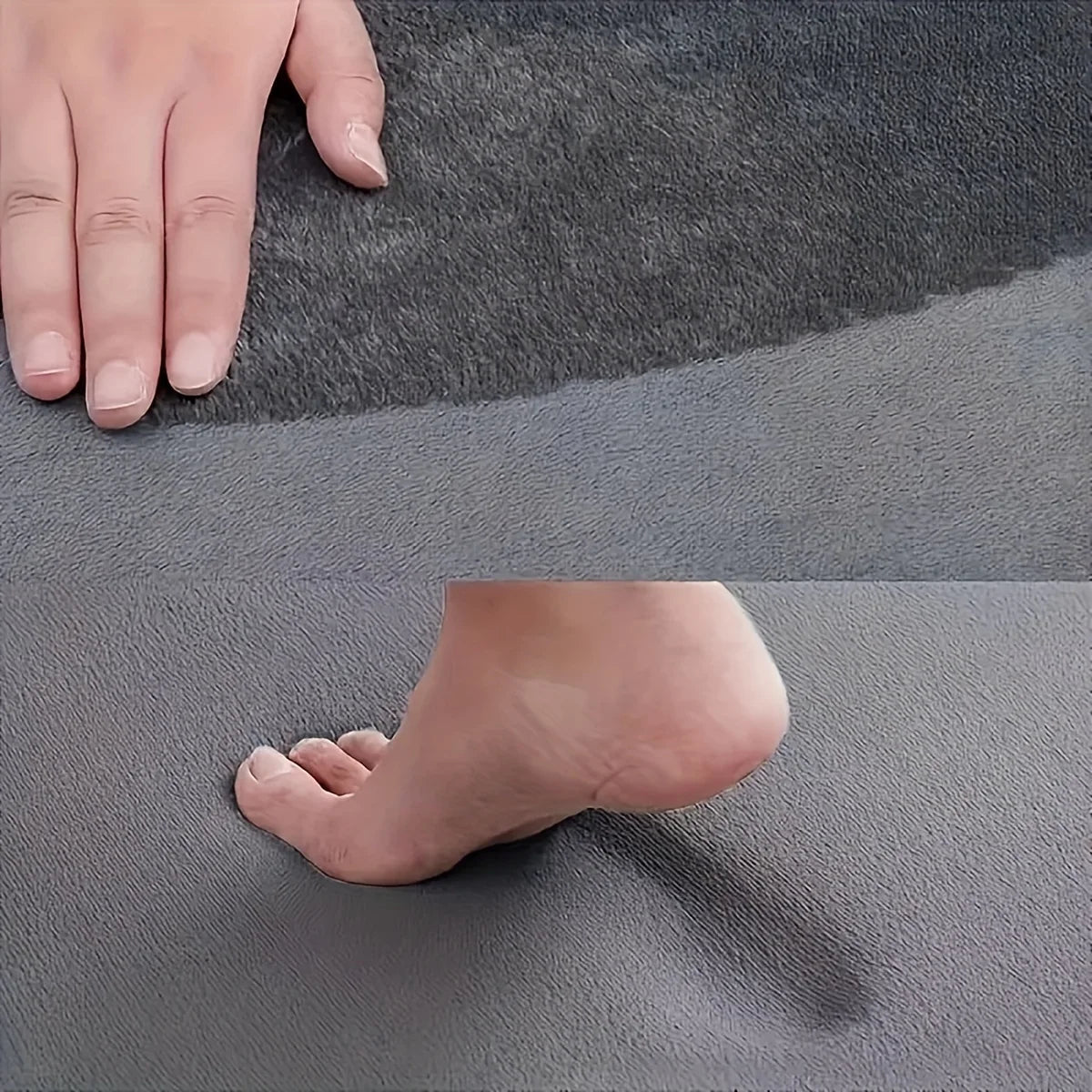 Plush Non Slip Kitchen Runner Mat With Absorbent Tufted Surface