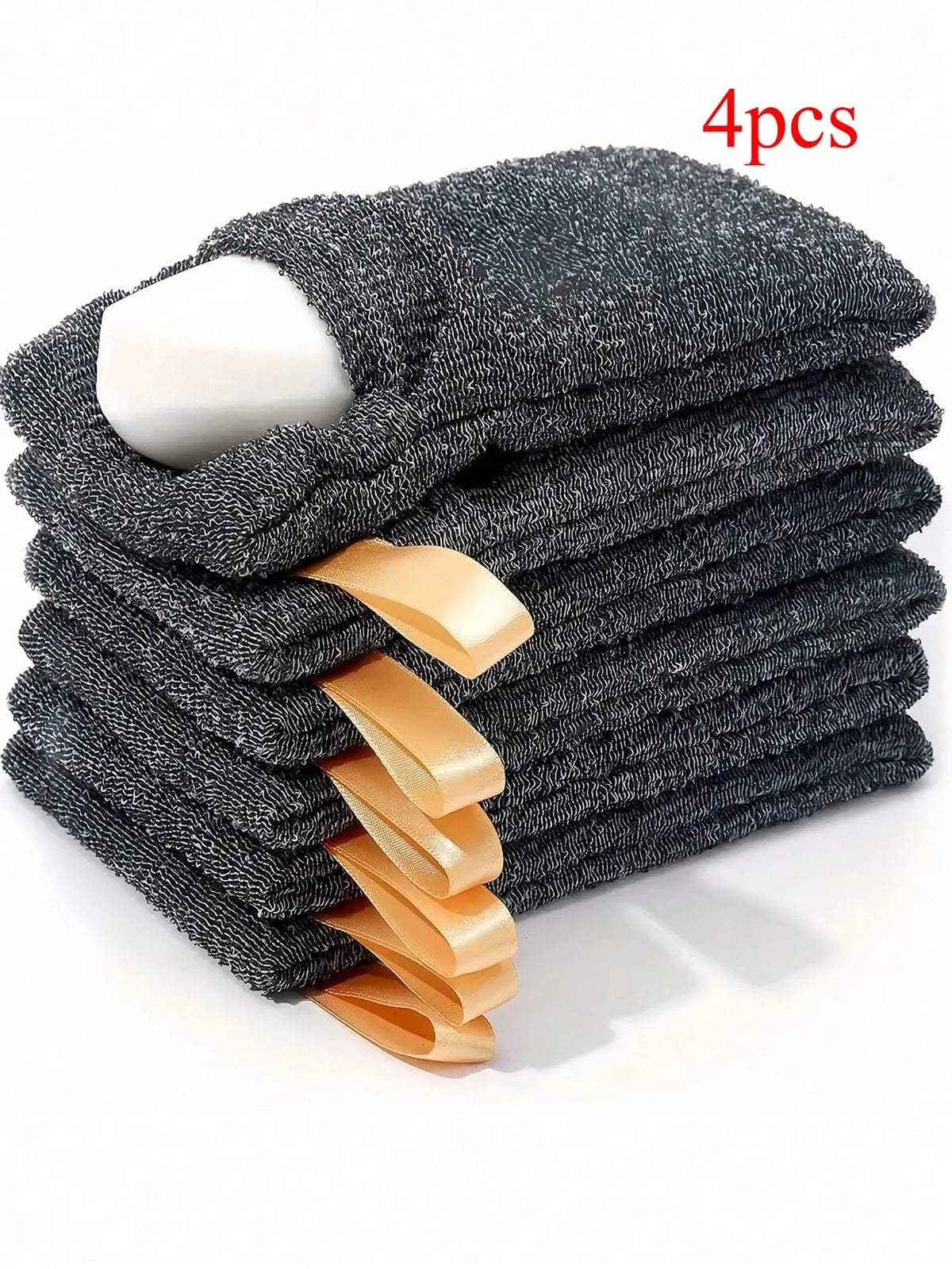 Exfoliating Soap Saver Bags With Hanging Cord For Shower Use