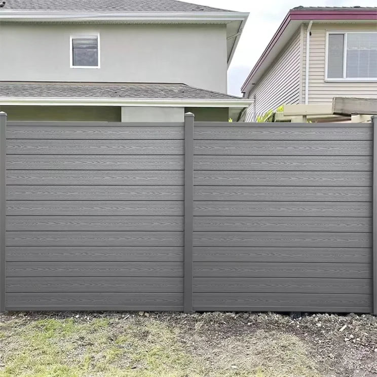 WPC Garden Fence Panel With UV Resistant Outdoor Protection