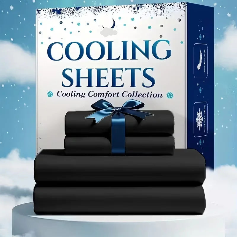 Breathable Bamboo Viscose Cooling Sheet Set for Hot Sleepers