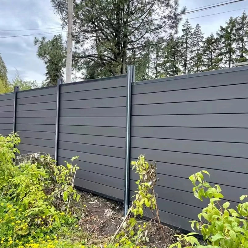 WPC Garden Fence Panel With UV Resistant Outdoor Protection