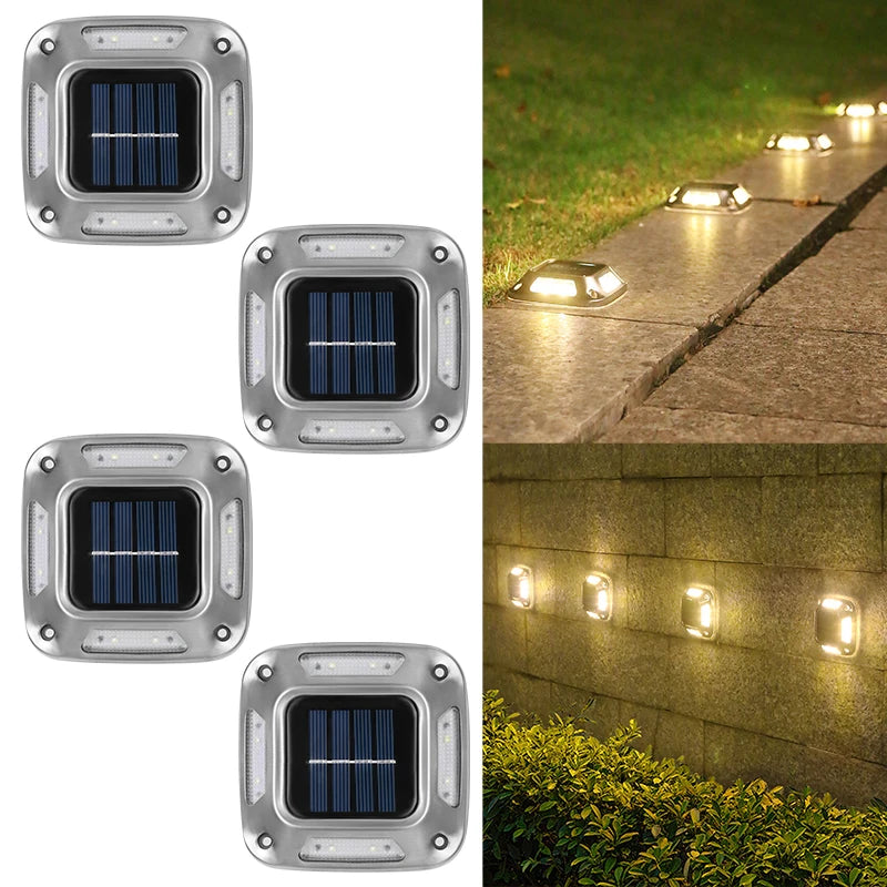 Solar LED Ground Lights For Driveways Gardens Paths And Steps