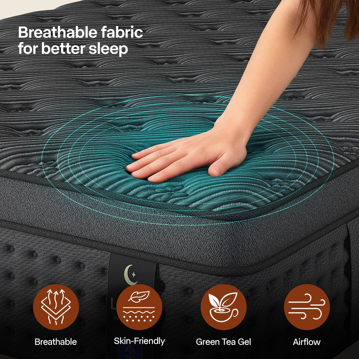 Memory Foam Pocket Spring Mattress With Pressure Relief Support