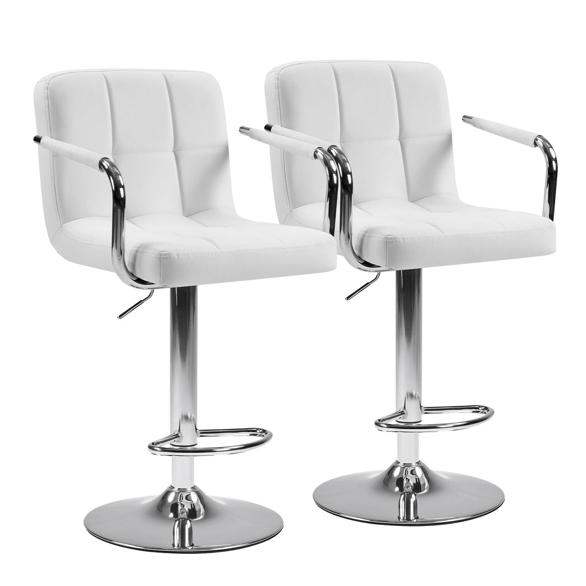 JHK Ergonomic Swivel Counter Height Office Chair With Padded Seat