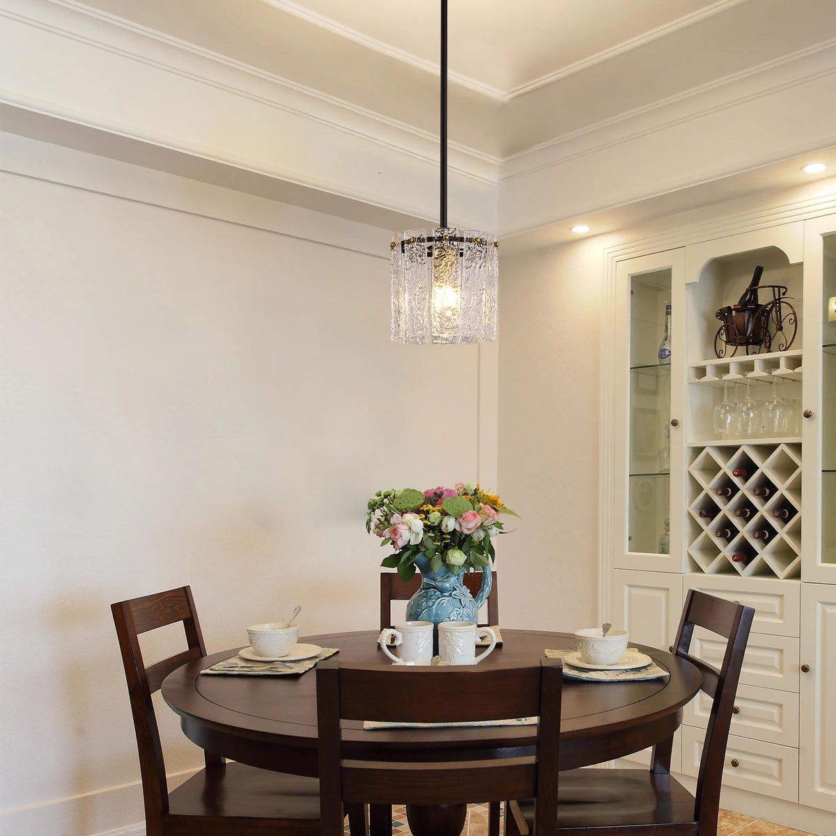 GreeLustr Crystal Glass Pendant Ceiling Lamps Modern Home Decoration Luxury Lighting Fixture Bedroom Living Room Hanging Light