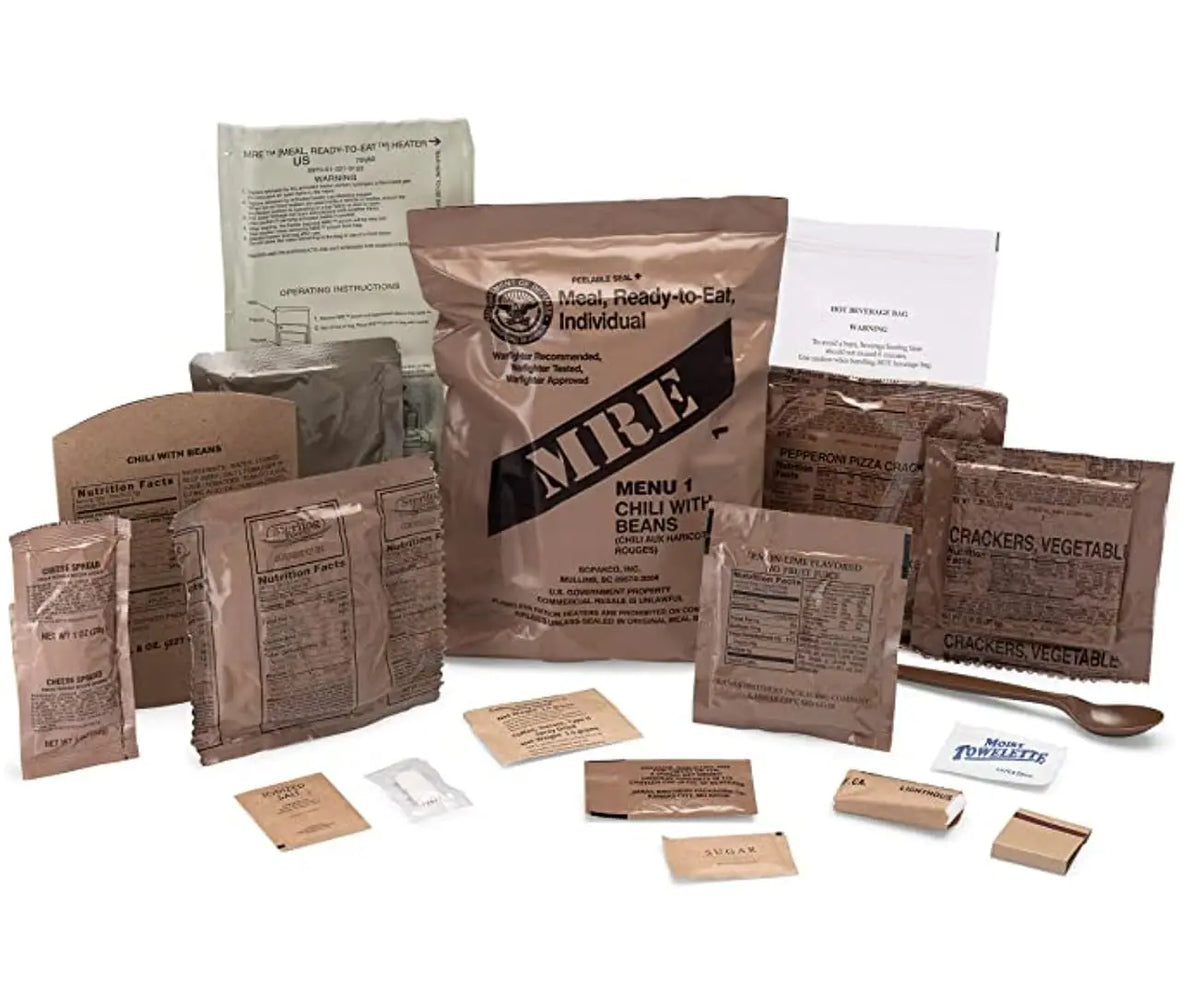 US Military Surplus Meals Ready To Eat Emergency Food Supply