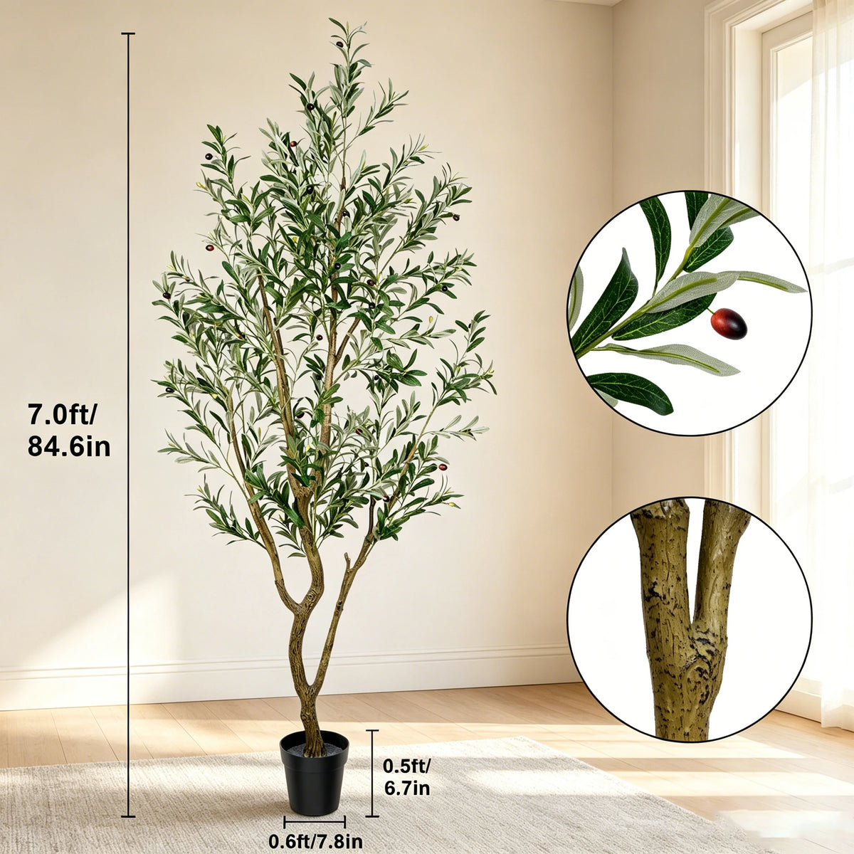 Olitree Artificial Olive Tree For Stylish Indoor Decor