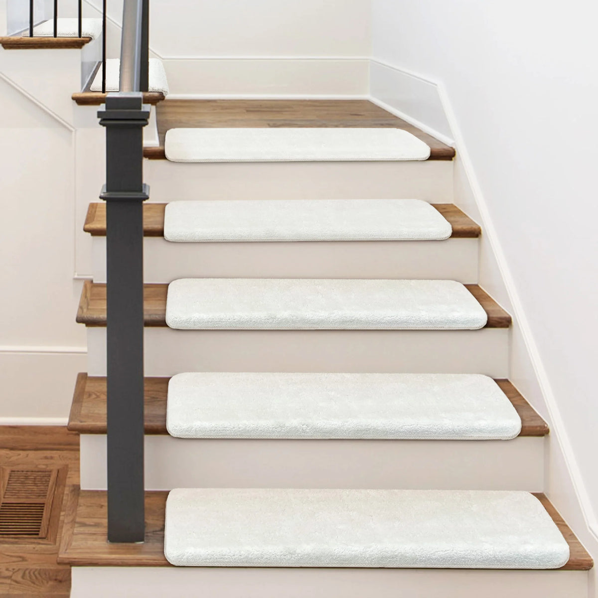 Ultra Plush Peel And Stick Non Slip Carpet Stair Treads