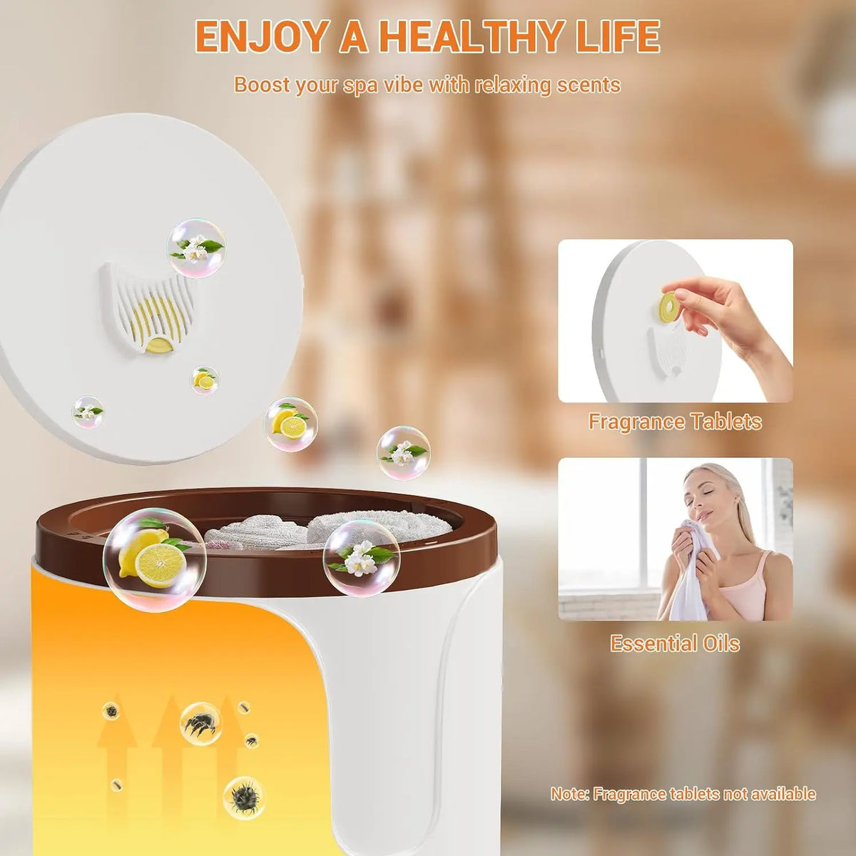 TWISTER.CK Electric Towel Warmer With Drying Mode And Auto Shutoff