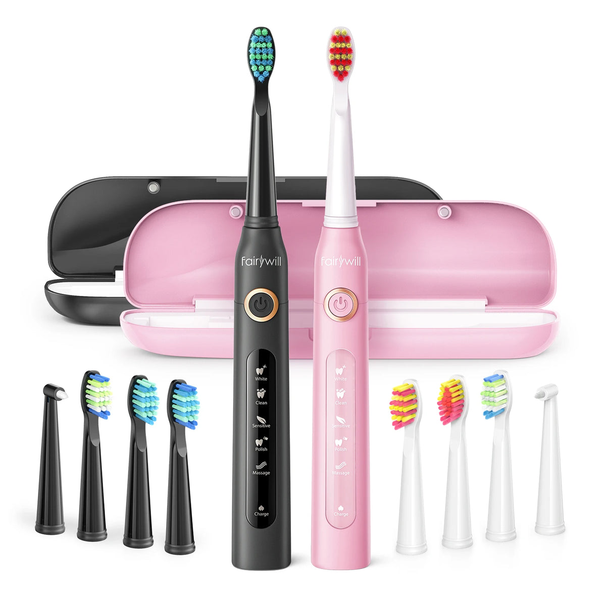 Fairywill Sonic Electric Toothbrush with 5 Modes and Timer