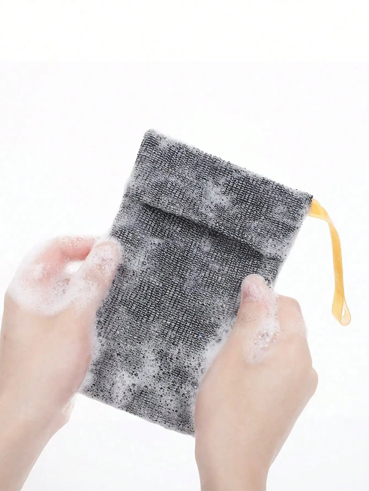 Exfoliating Soap Saver Bags With Hanging Cord For Shower Use