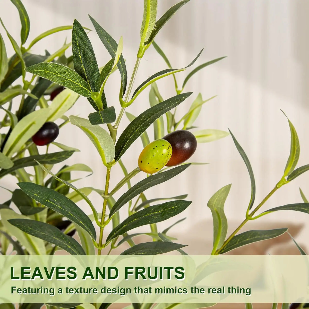 Olitree Artificial Olive Tree With Plant Pot For Home Decor