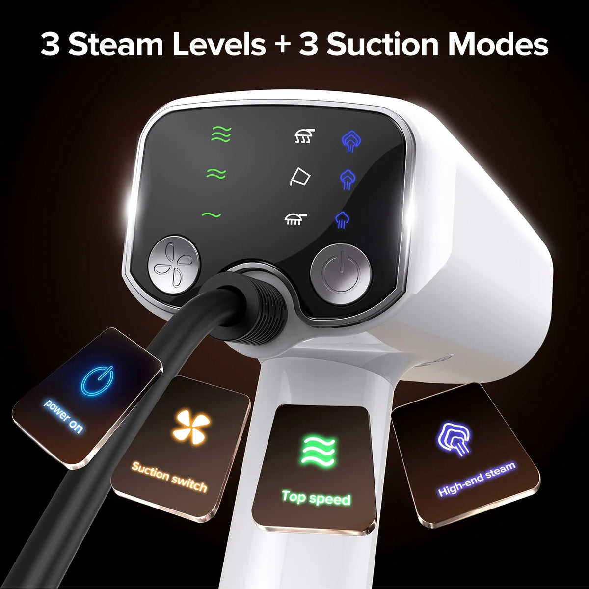 Lubluelu Portable Handheld Garment Steamer With Strong Suction Heating