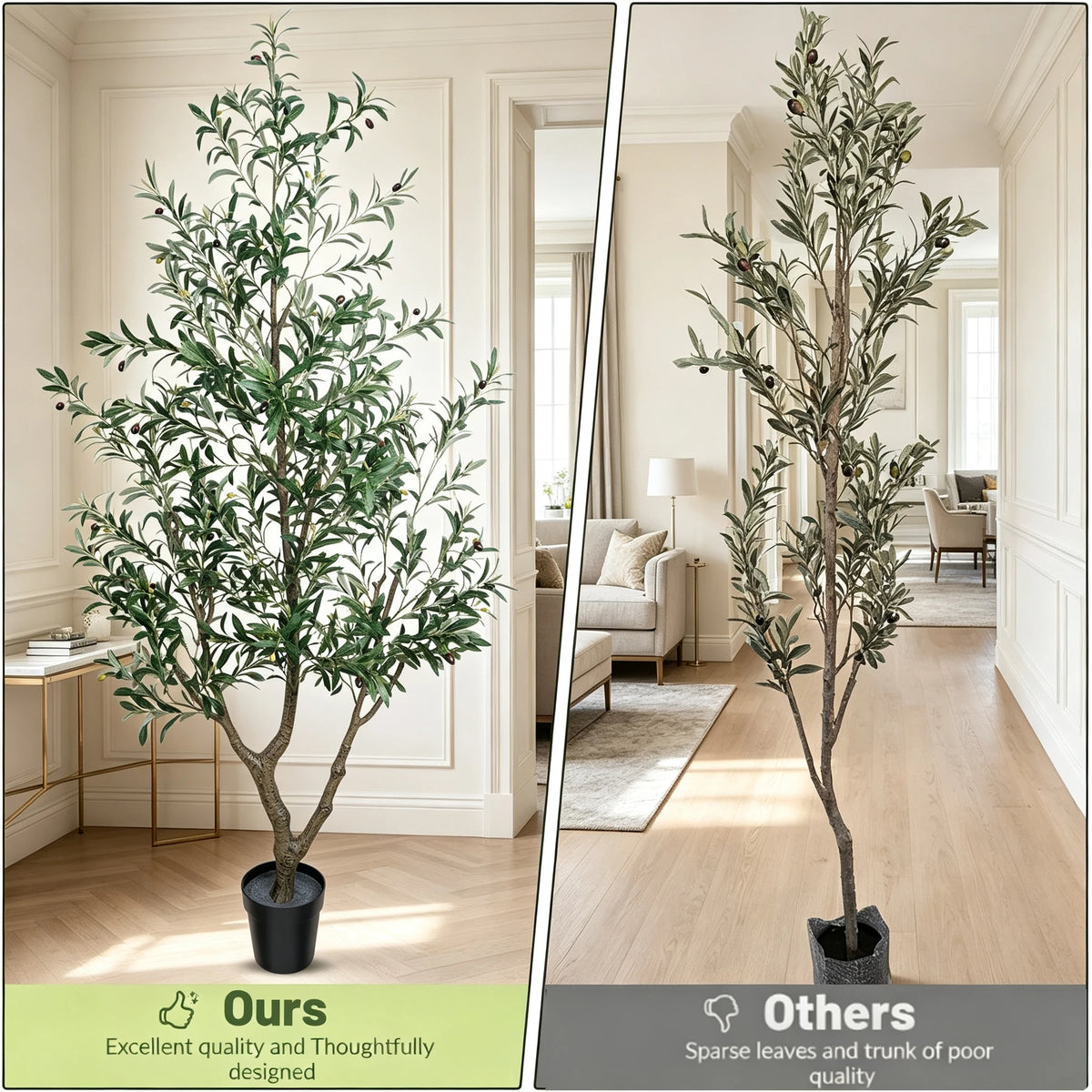 Olitree Artificial Olive Tree Indoor Outdoor Home Decoration