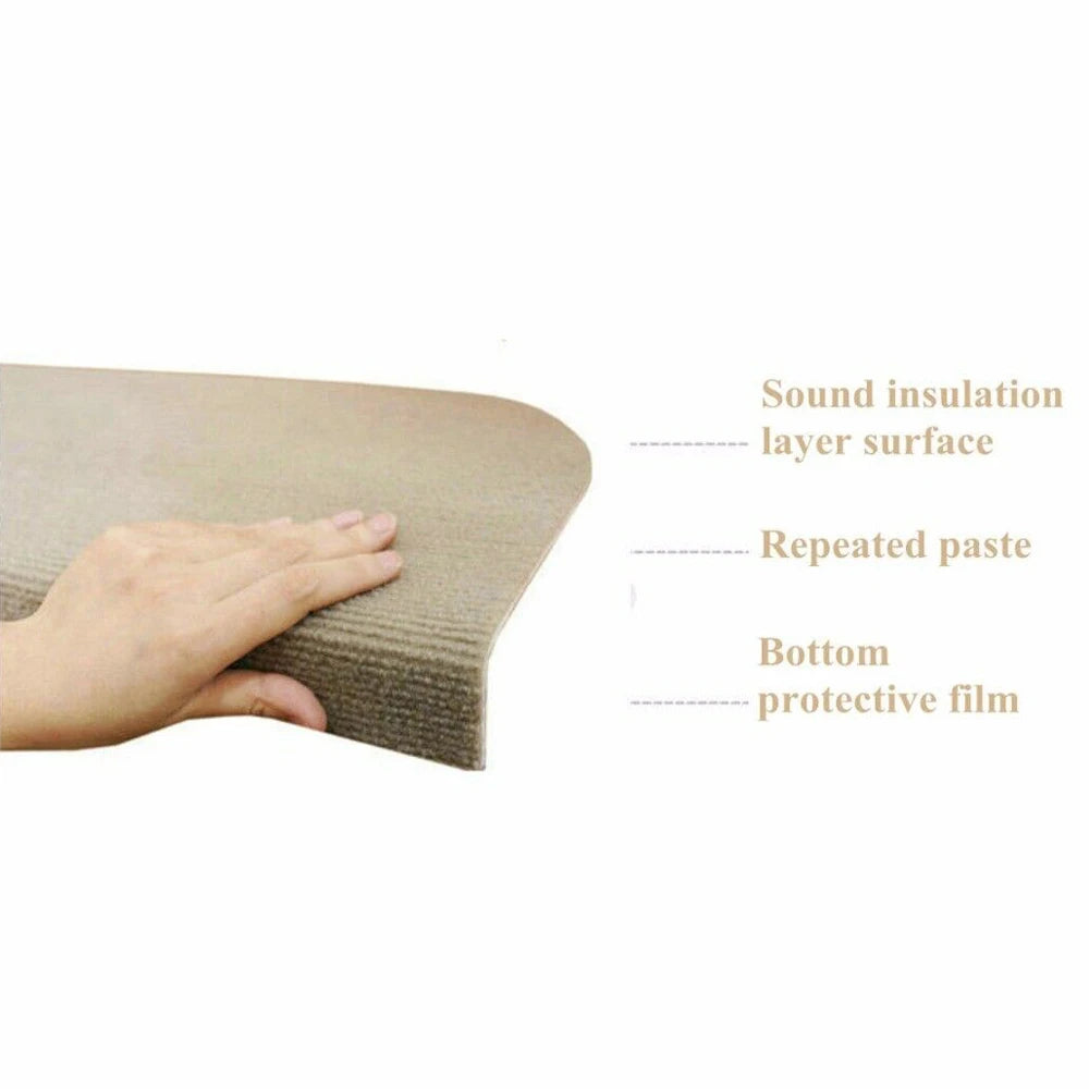Bymaocar Non Slip Carpet Stair Treads Floor Protection Pad