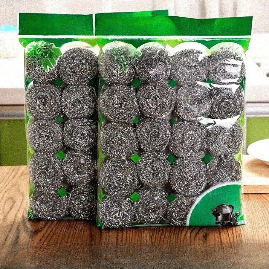 Stainless Steel Scrubbing Balls For Kitchen Sink And Floor Cleaning