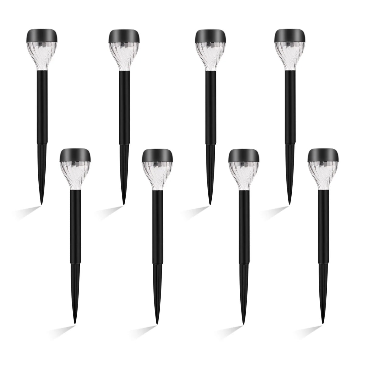 Solar Oval Shadow Design Landscape Lights For Yard Pathways