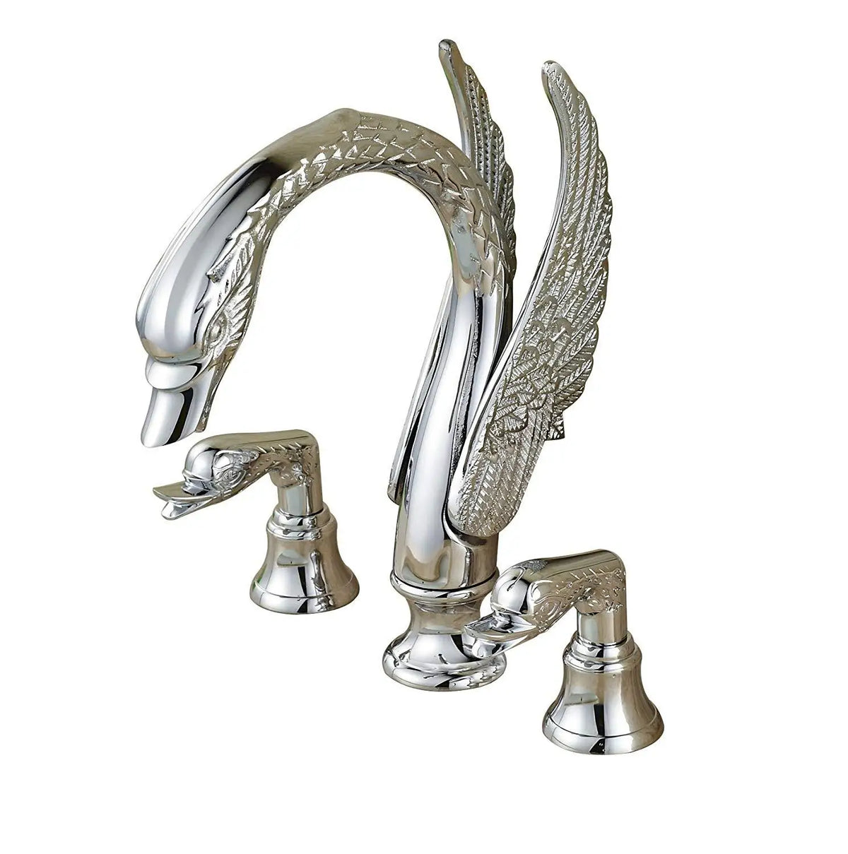 Wanmivezlo Dual Handle Deck Mounted Bathroom Basin Faucet